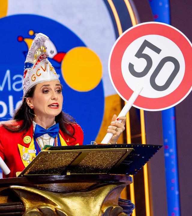 Christina Grom bei "Mainz bleibt Mainz, wie es singt und lacht"