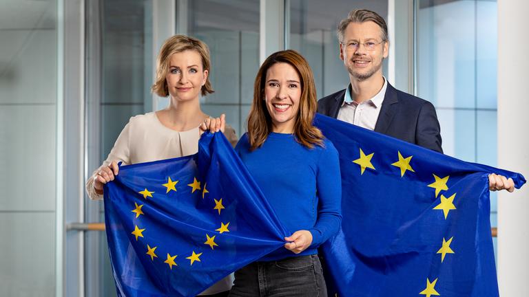 "heute - in Europa": Jasmin Hekmati, Julia Theres Held, Andreas Klinner