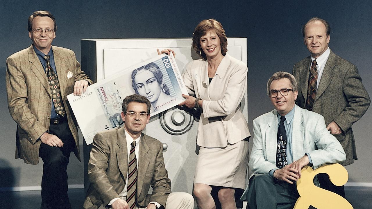 WISO-Redaktion:  Dr. Franz Zink, Michael Opoczynski, Brigitte Weining, Günter D. Alt, Michael Jungblut (1995)