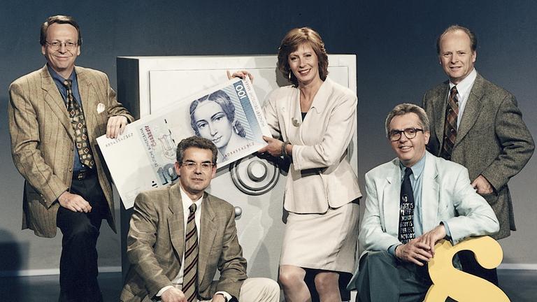 WISO-Redaktion:  Dr. Franz Zink, Michael Opoczynski, Brigitte Weining, Günter D. Alt, Michael Jungblut (1995)