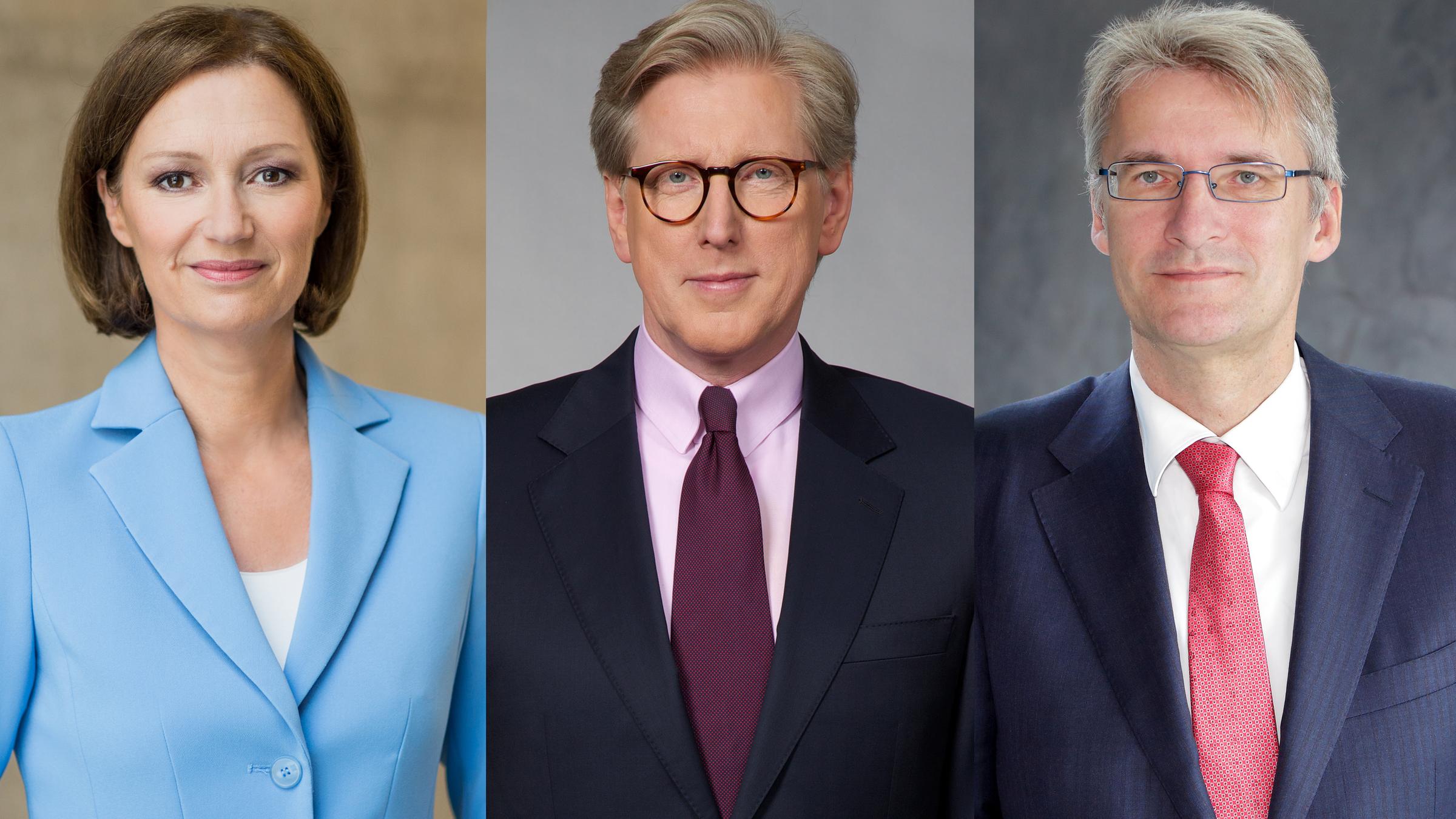 Bettina Schausten, Theo Koll, Elmar Theveßen