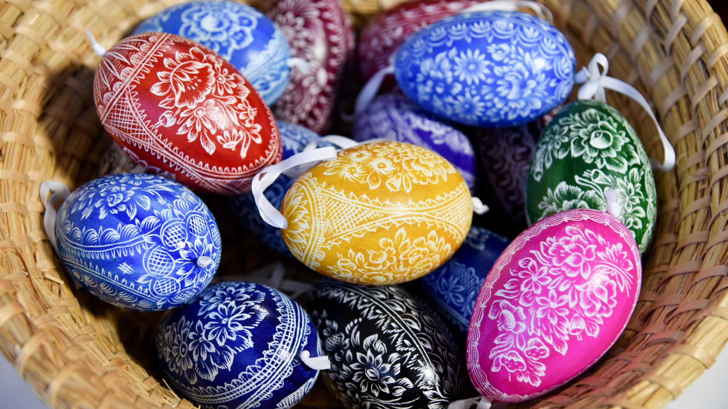 "Ostereier - Fantastisch, bunt und voller Magie": Mährische (tschechische) Ostereier.