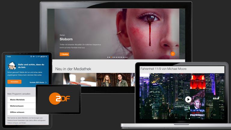 "ZDFmediathek: Rekordsommer für die ZDFmediathek": Screenshot aus der ZDFmediathek.