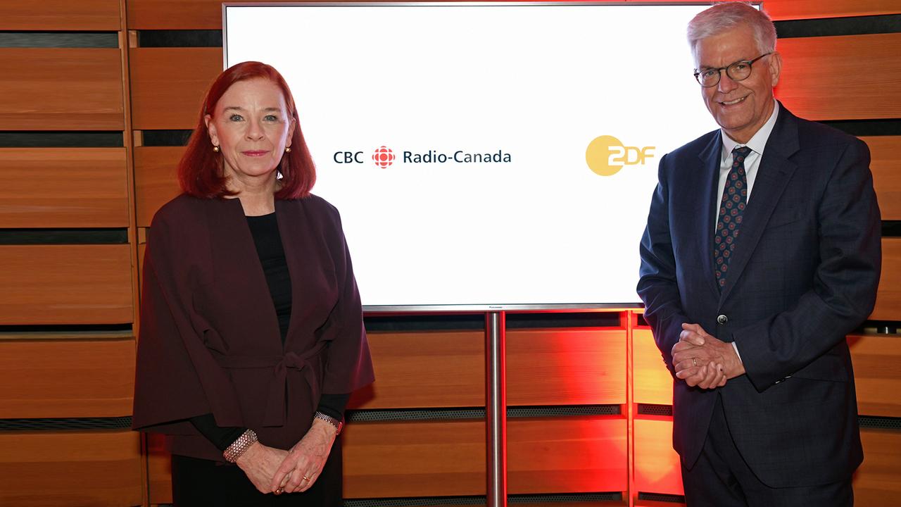 ZDF und CBC/Radio-Canada unterzeichnen neue Partnerschaft (24. Februar 2020)