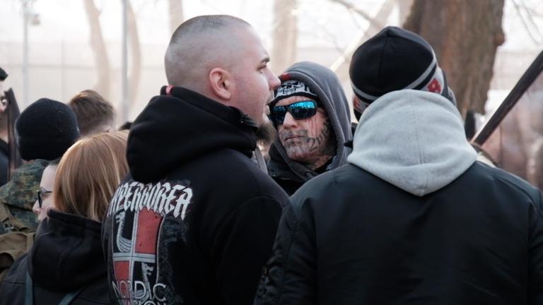 "funk-Schwerpunkt #Extremland": follow.me reports" berichtet von einer rechtsextremen Demo
