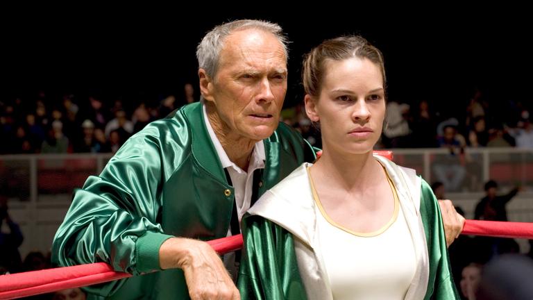 "Million Dollar Baby": Frankie (Clint Eastwood) Maggie (Hilary Swank)