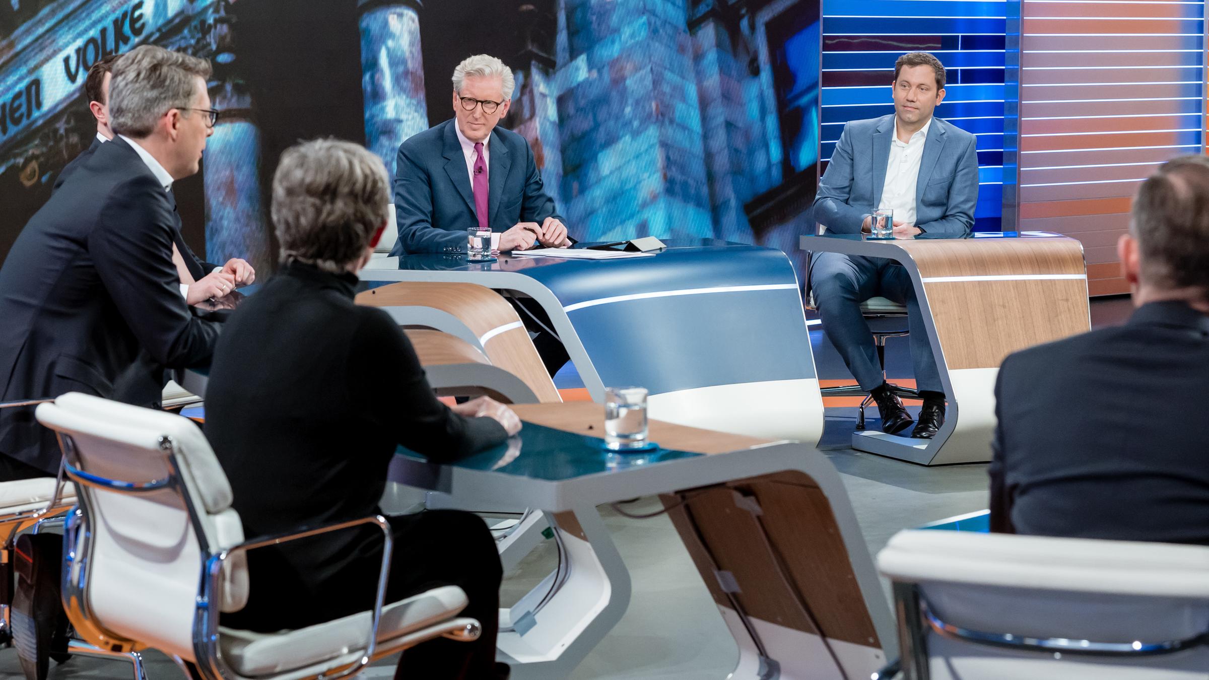 Berliner Runde": Britta Haßelmann, Markus Blume, Theo Koll, Lars Klingbeil