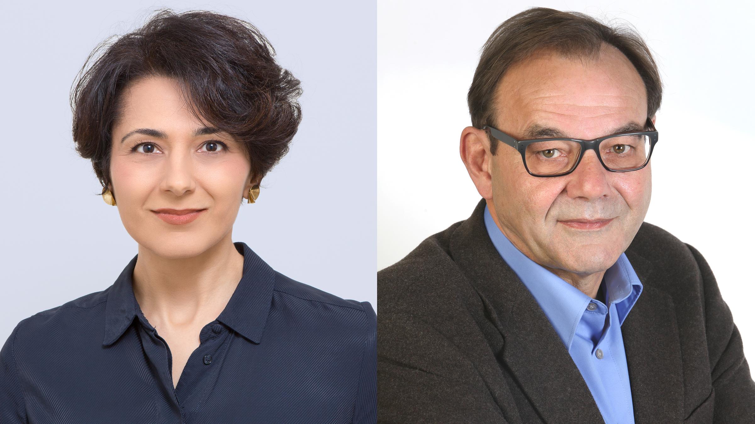 Bildkombo: Porträts von Golineh Atai, Hans-Ulrich Gack