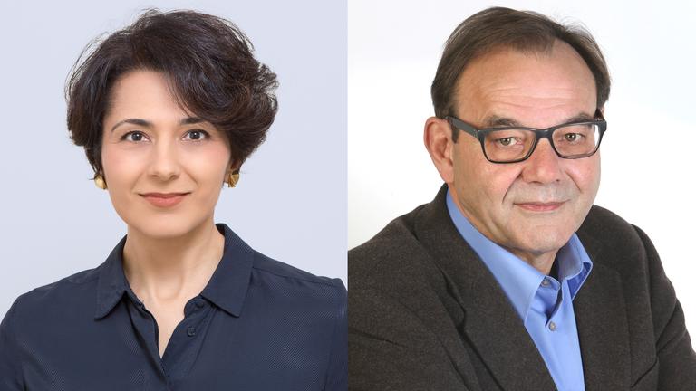 Bildkombo: Porträts von Golineh Atai, Hans-Ulrich Gack
