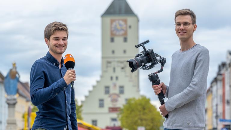 "ZDF in Deggendorf" (Oktober 2021): Christoph Wiesel, Noah Amshoff