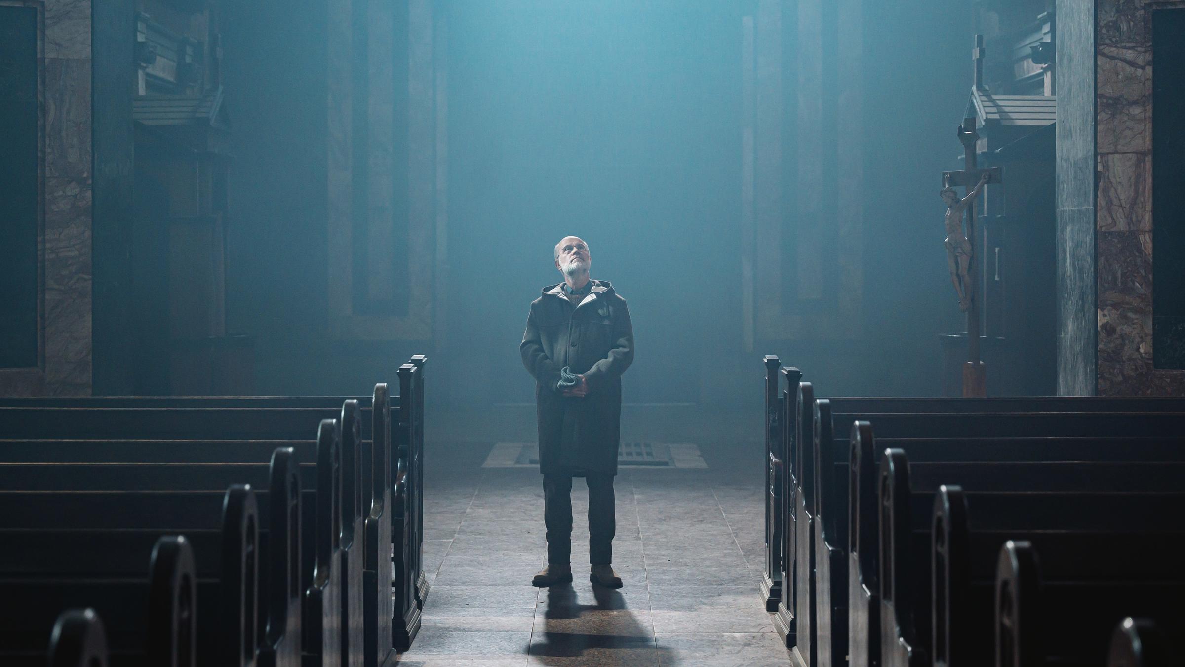 "Terra X: Die großen Fragen - mit Professor Harald Lesch: Gibt es Gott?": Harald Lesch in der Barockkirche des Klosters Pažaislis in Kaunas, Litauen.