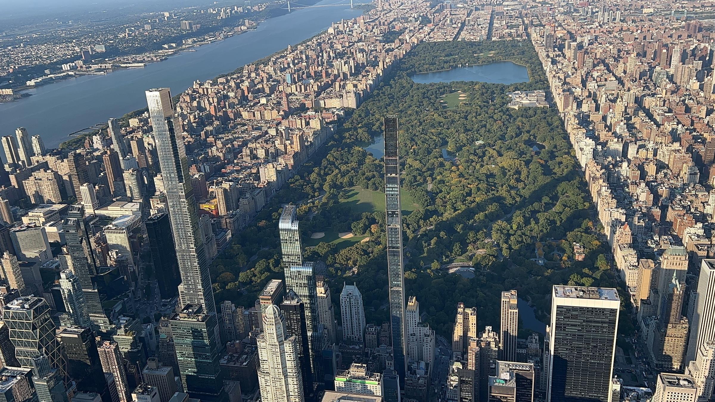 "New York, New York": Blick von oben auf den Central-Park.