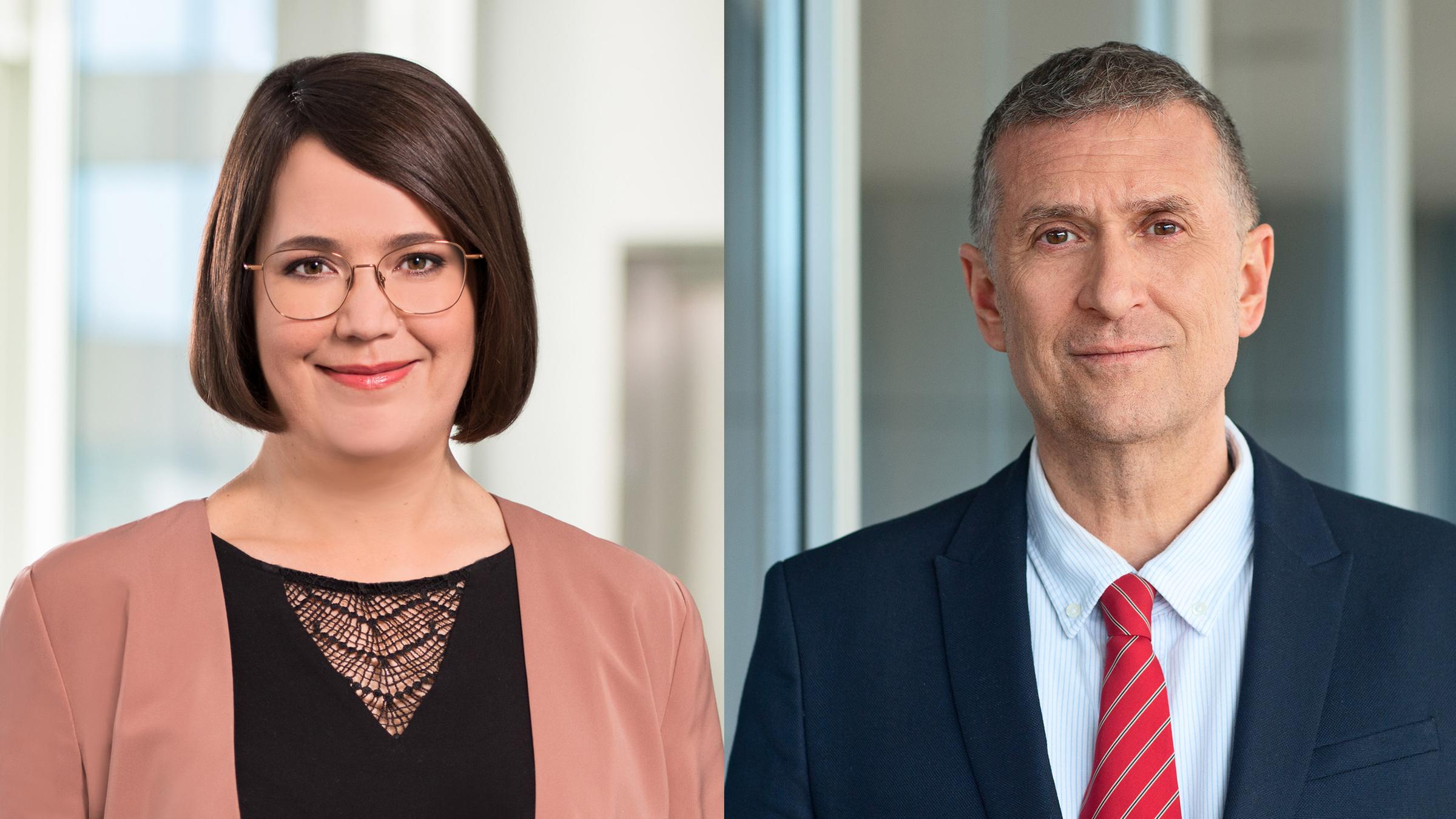 V.l.: Phoebe Gaa, Jörg Brase