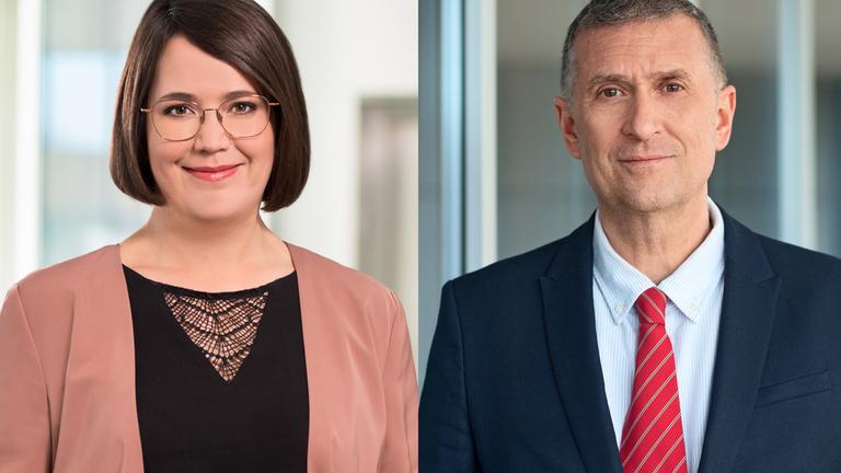 V.l.: Phoebe Gaa, Jörg Brase