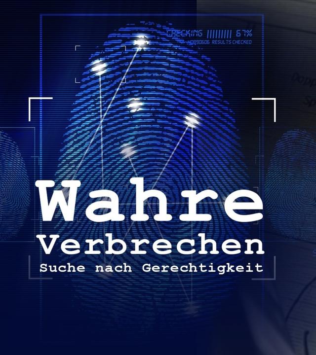 "Wahre Verbrechen: Suche nach Gerechtigkeit": Montage mit Insert des Sendungstitels