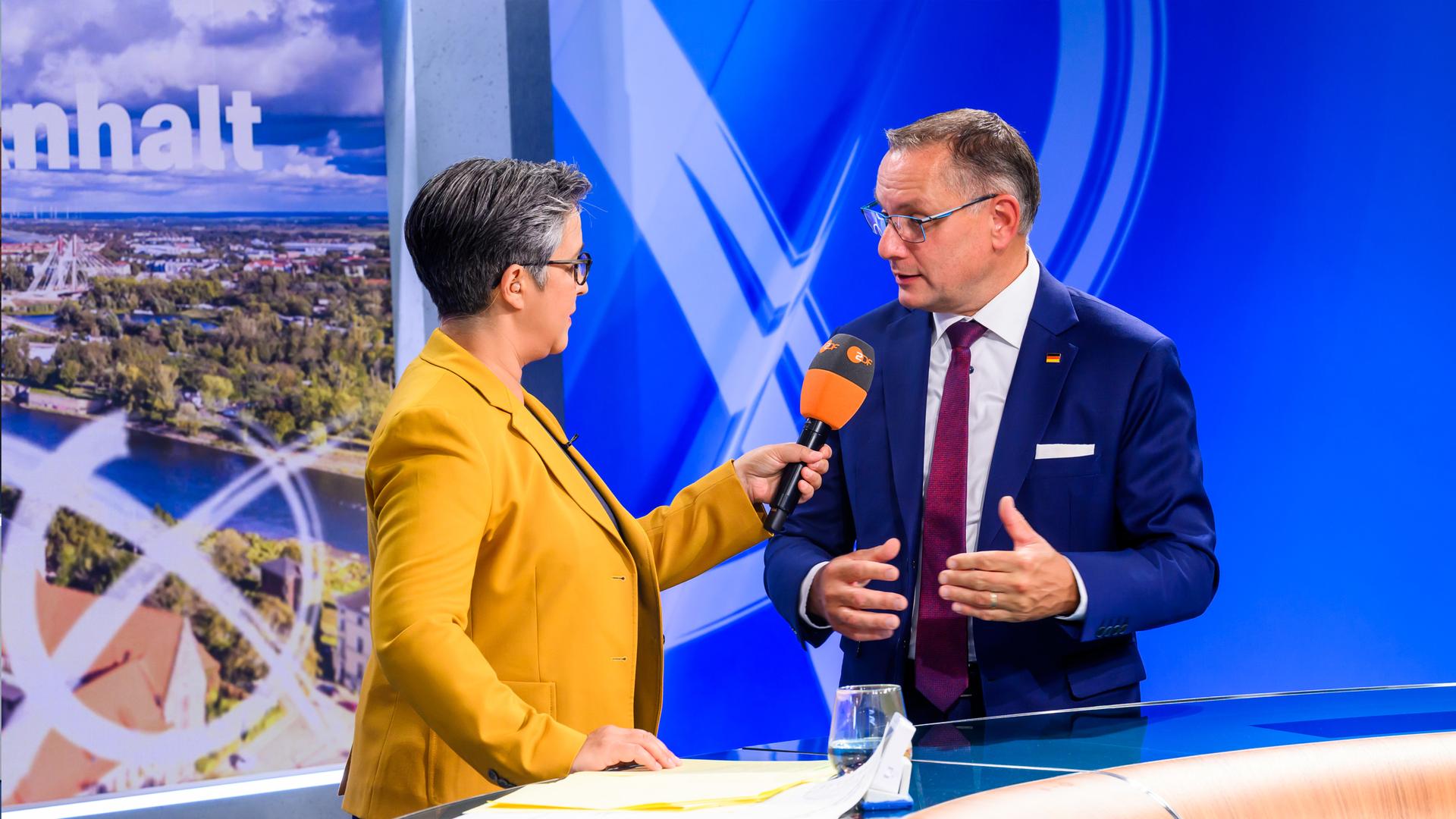 AfD-Chef Tino Chrupalla mit einer Reaktion zur Landtagswahl in Sachsen-Anhalt.