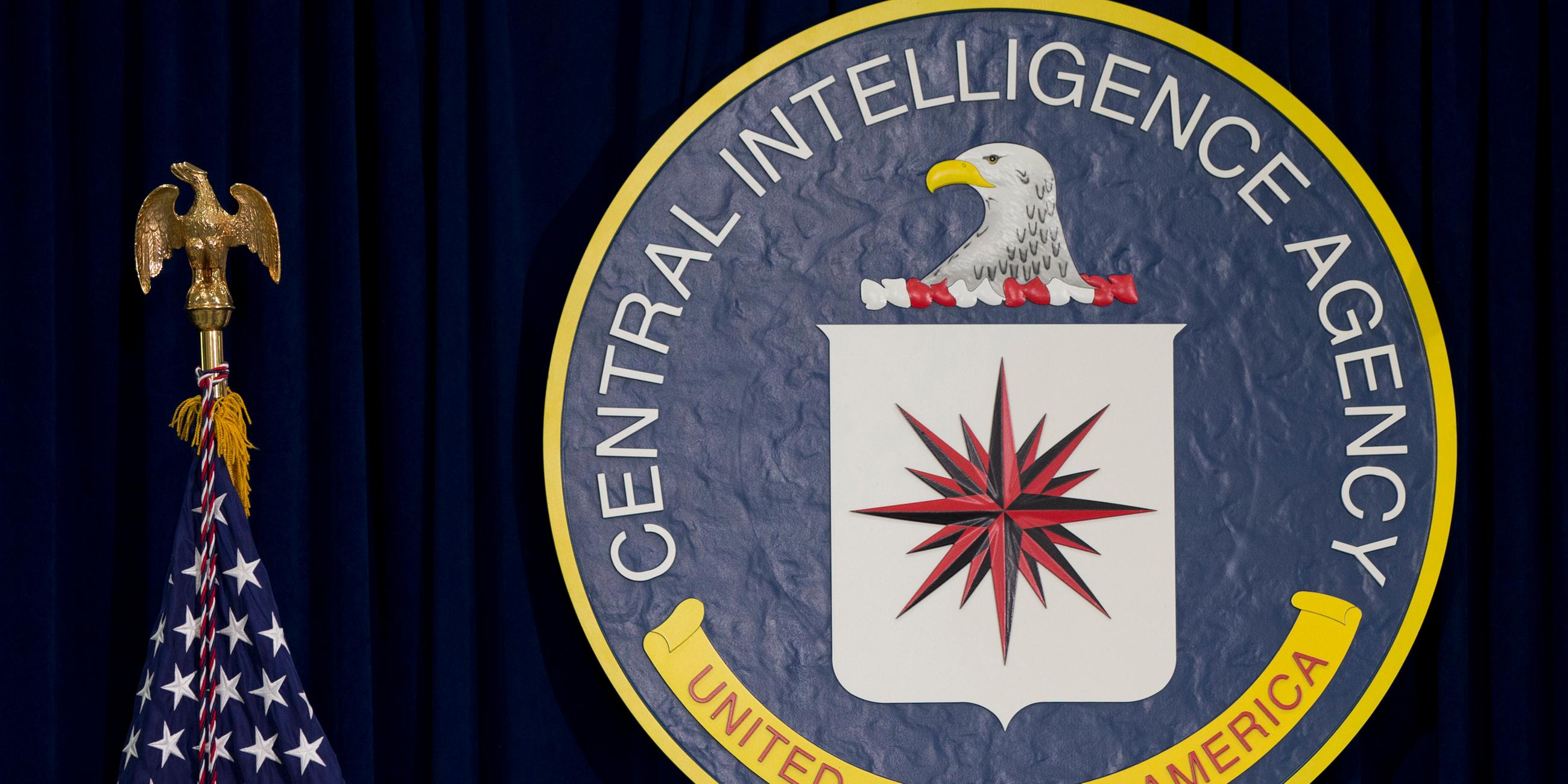 Das Logo des US-amerikanischen Auslandsgeheimdienstes CIA. (Archiv-Foto)
