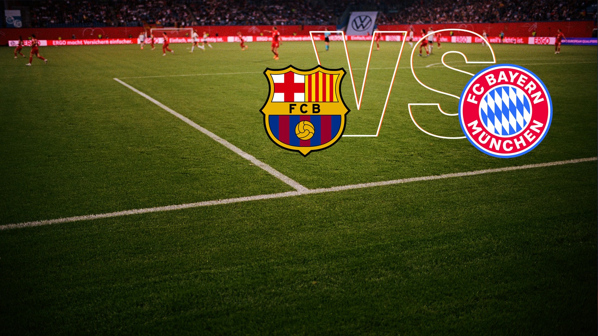 Champions League Frauen Spielpaarung FC Barcelona - FC Bayern München