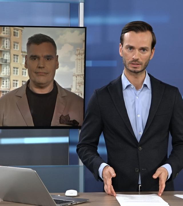 Armin Coerper, Florian Neuhann und Marc Burgmeister in einer Schalte