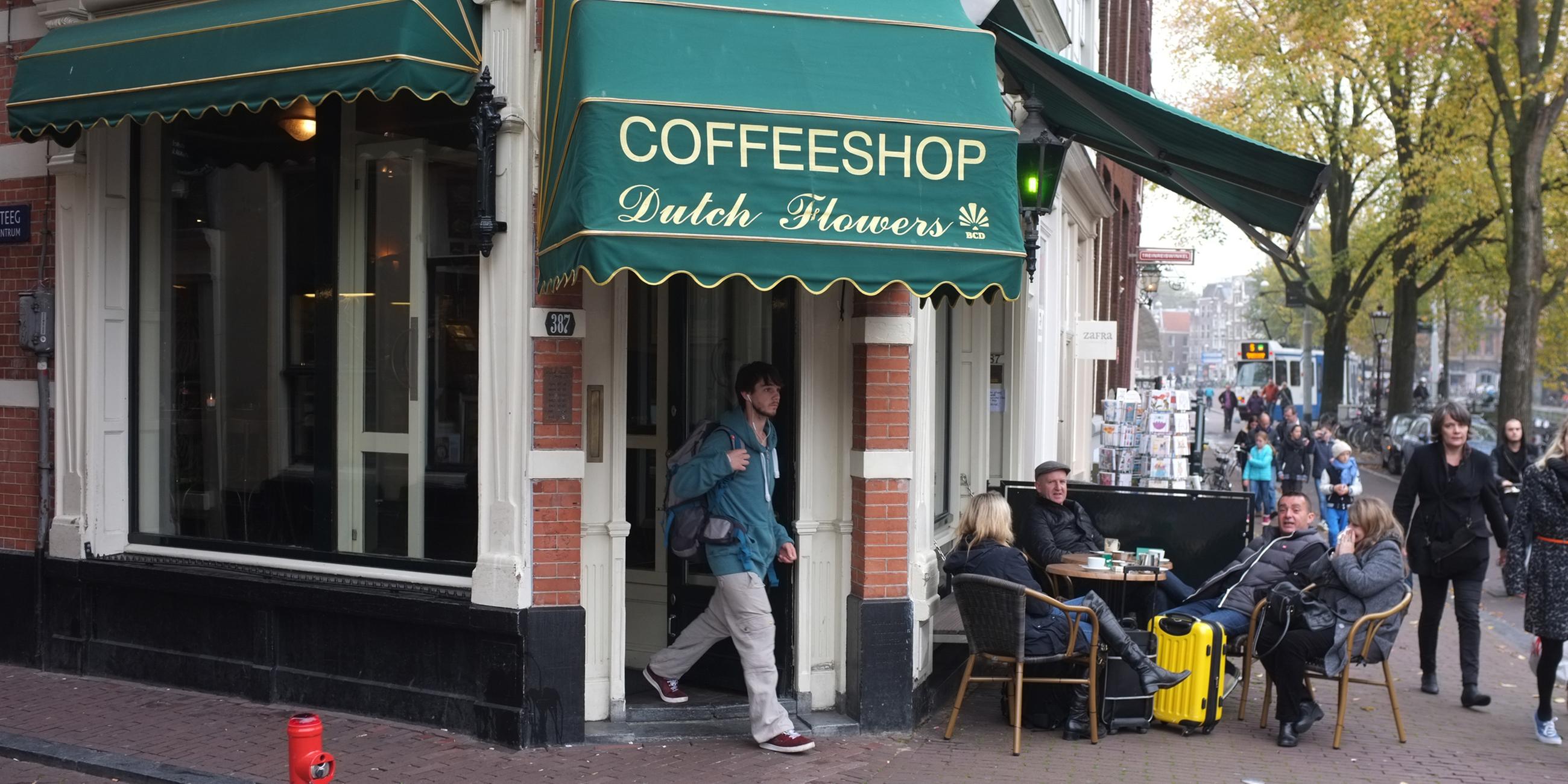 Ein Coffeeshop in Amsterdam.
