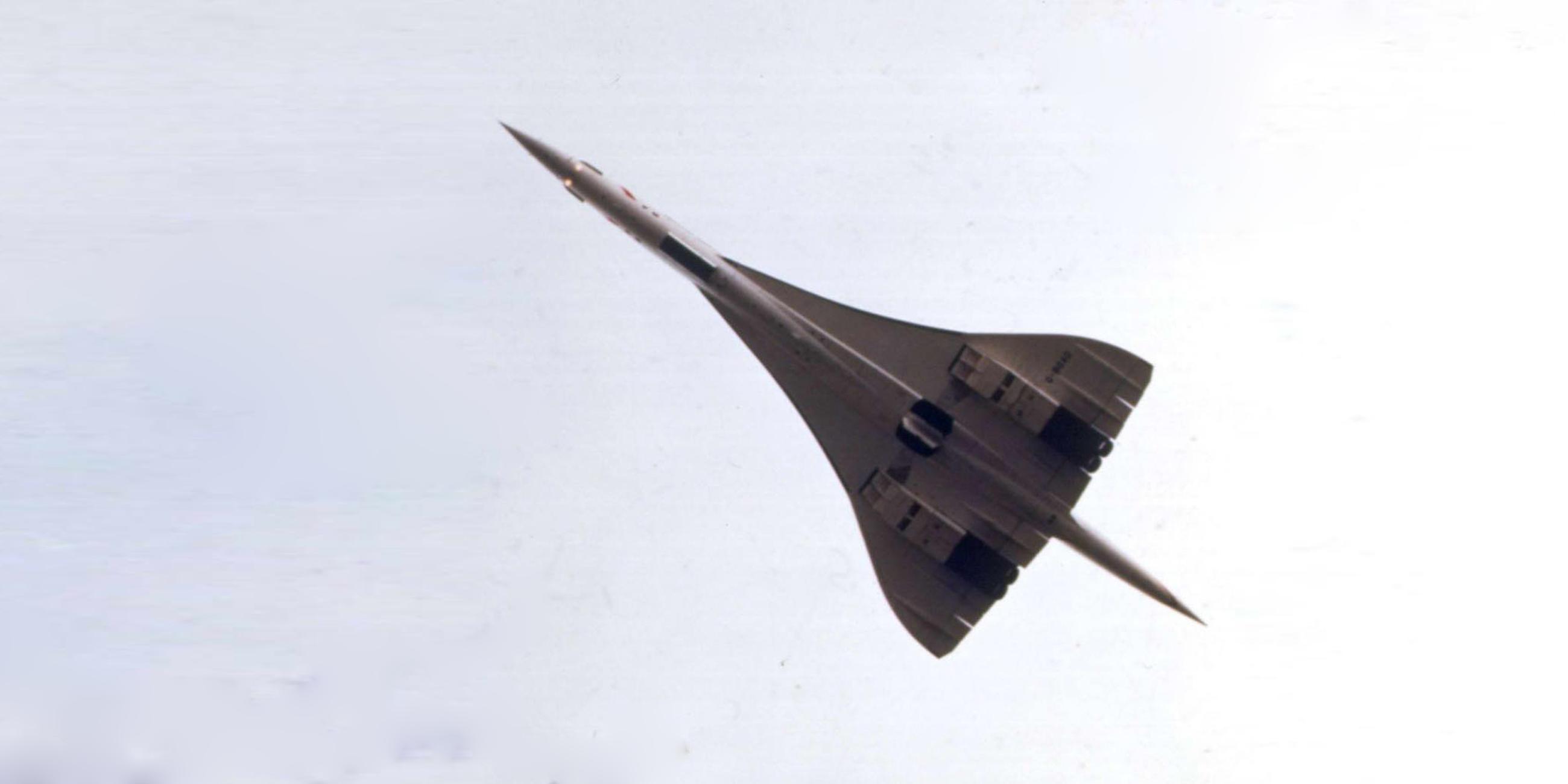 Archiv: Das Überschallflugzeug Concorde fotografiert von Wolfgang Tillmans am 28.11.2000, der dafür den "Turner Prize" erhalten hat