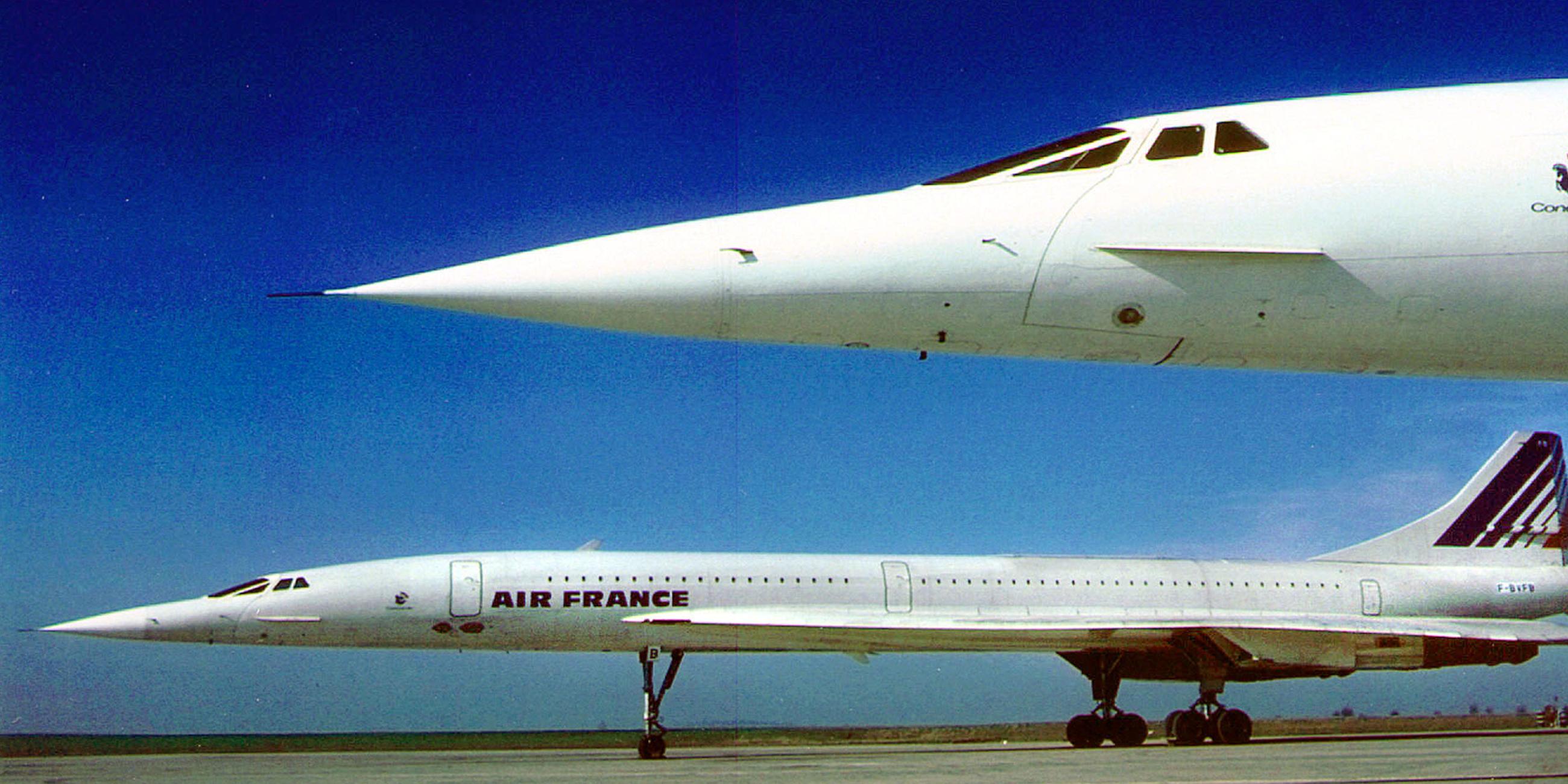 Archiv: Das Überschallflugzeug Concorde am 27.02.1999