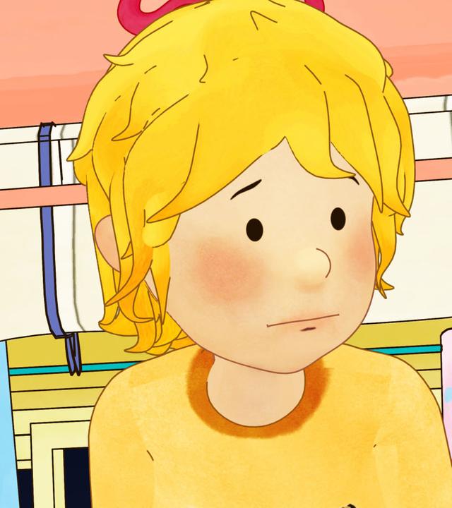 Conni kann nicht einschlafen und will ihre Zeit anders vertreiben.