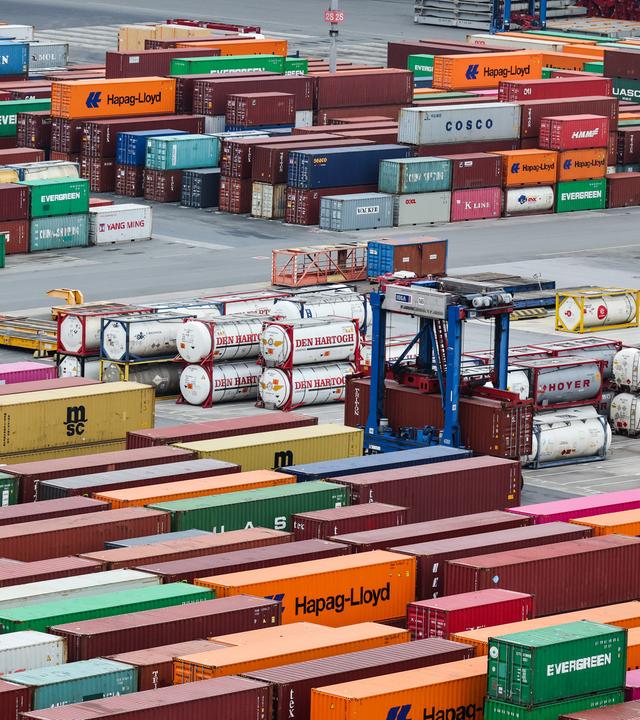 Containerterminal am Hamburgerhafen