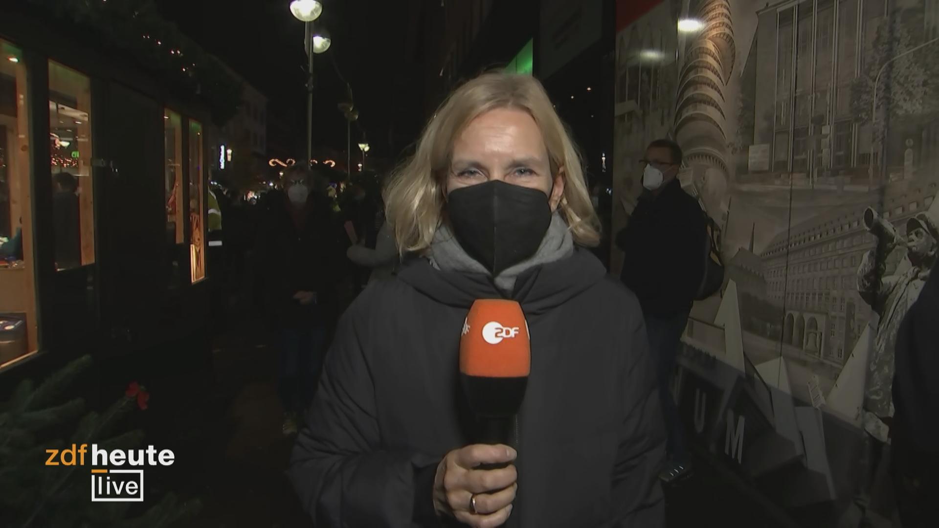 ZDF-Reporterin Dorthe Ferber in Bochum.