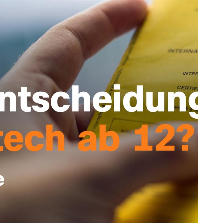 ZDFheute live: EU-Entscheidung: Biontech ab 12?