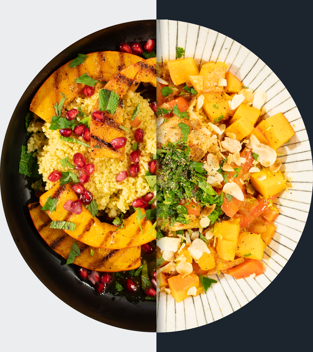 Couscous-Bowl mit Kürbis