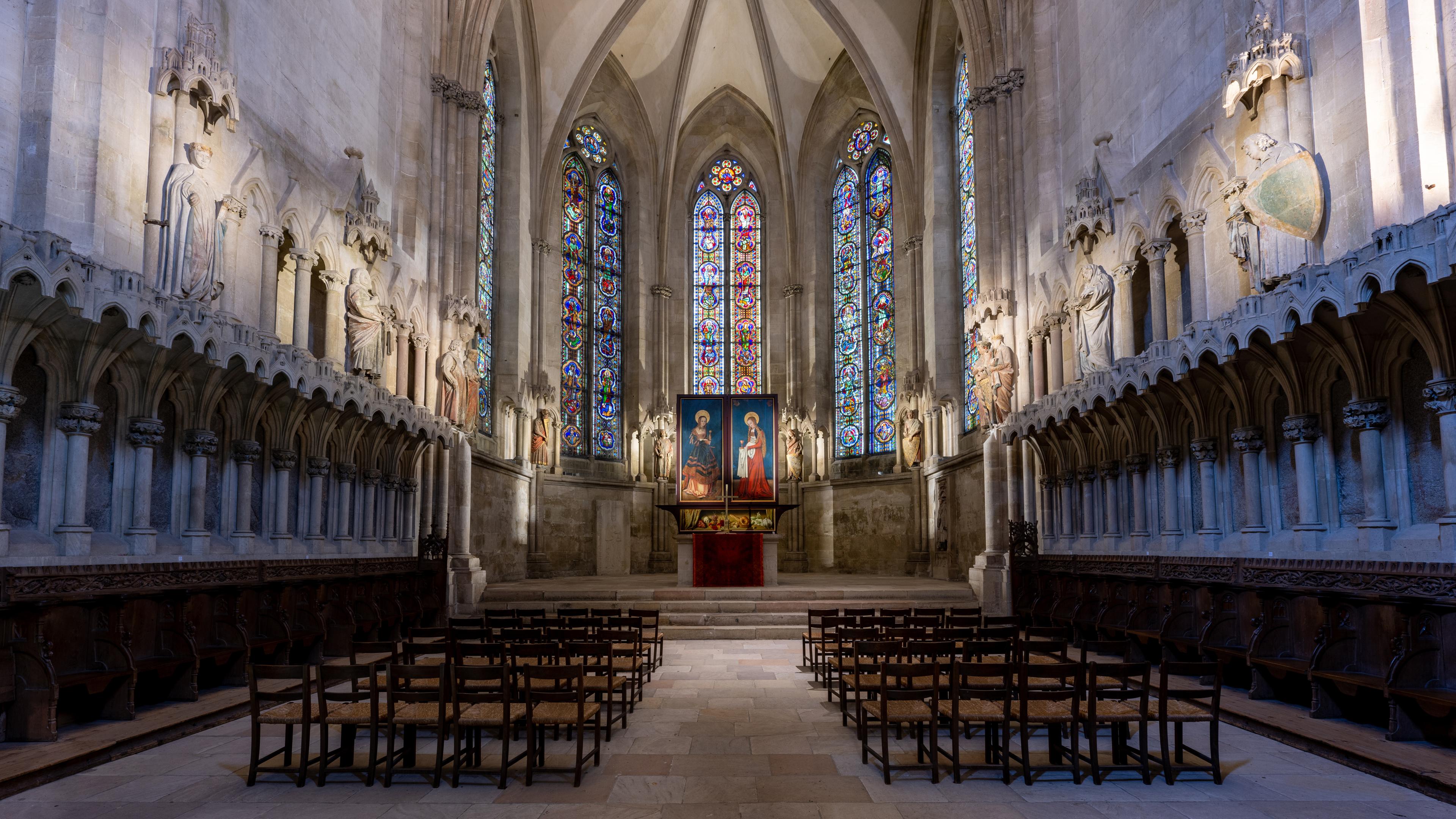 Cranach-Triegel-Altar im Westchor des Naumburger Doms