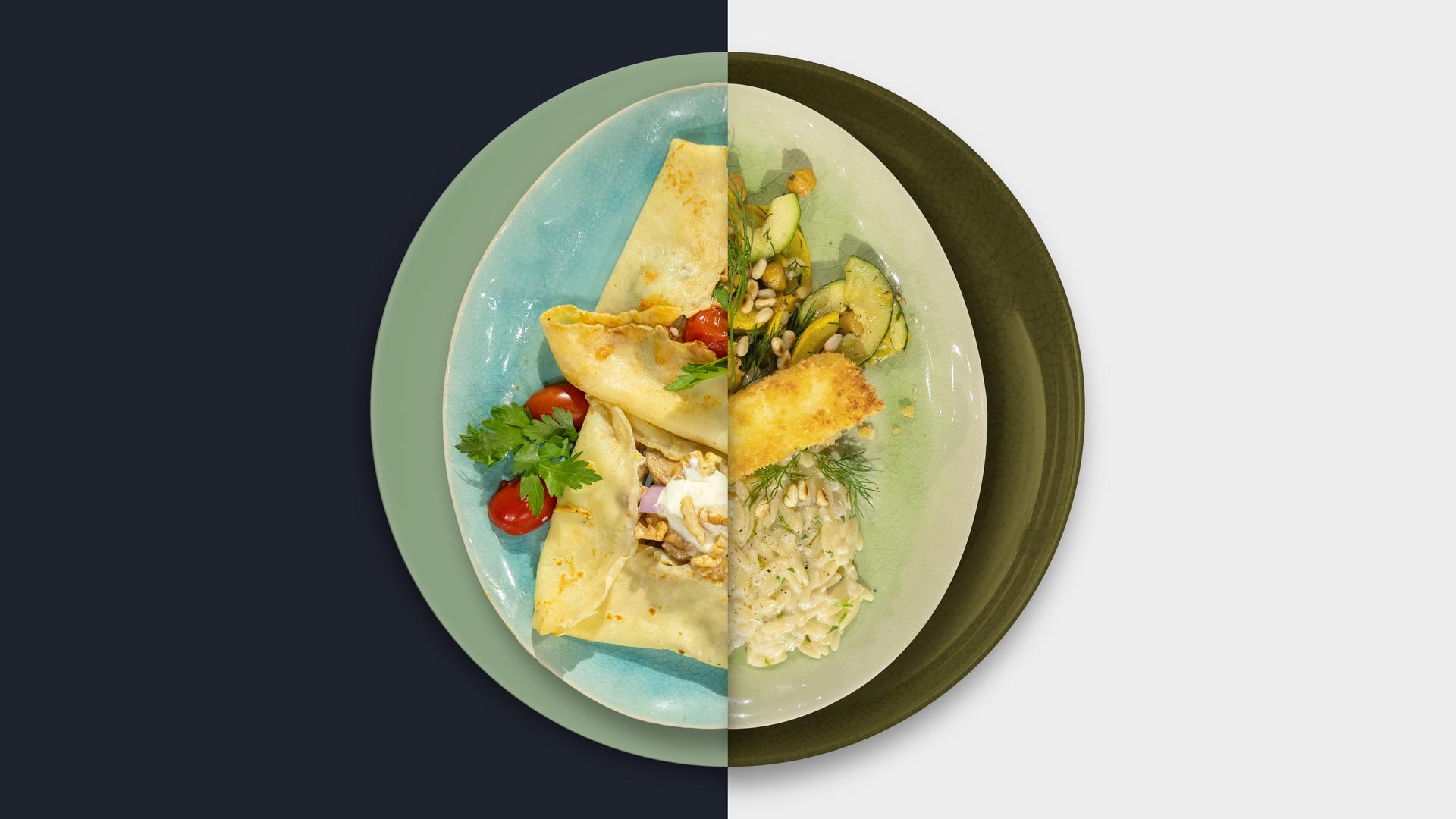 Crêpes vs. Zitrus-Pastasotto