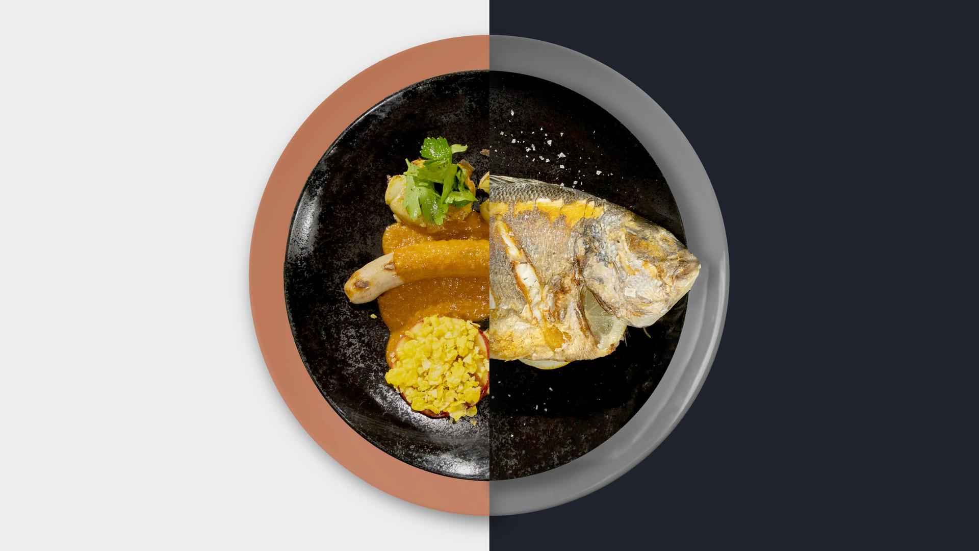 Currywurst vs. Gegrillte Dorade