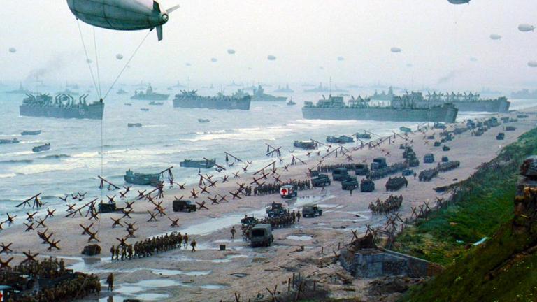 D-Day - Landung der Alliierte in der Normandie (Frankreich, geschätzte Aufnahmedatum 1944)