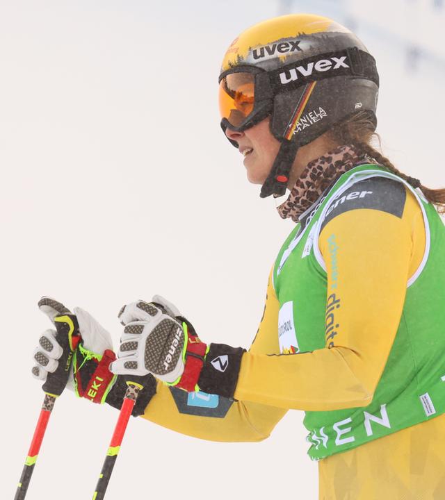 Daniela Maier beim Finale der Damen Ski Cross beim FIS Ski Cross Weltcup 2025/26.