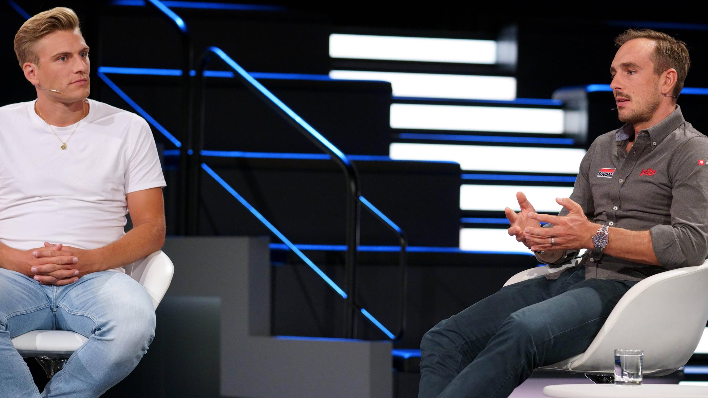 Archiv: 05.09.2020 Marcel Kittel und John Degenkolb bei dem aktuellen sportstudio.