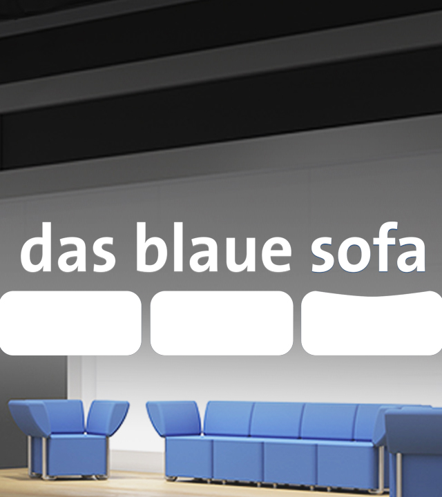 Das blaue Sofa