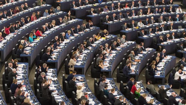 Das EU-Parlament in Straßburg.