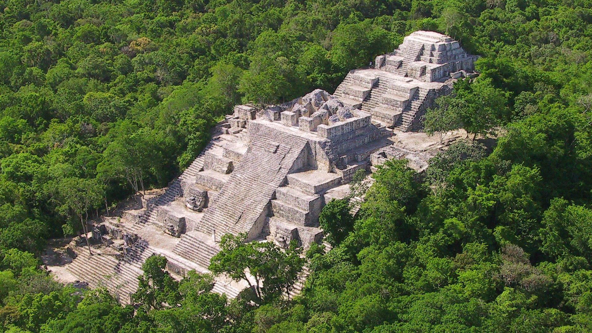 "Mythen-Jäger: Das Geheimnis der Maya": Ruinenstätte Calakmul in Mexiko.