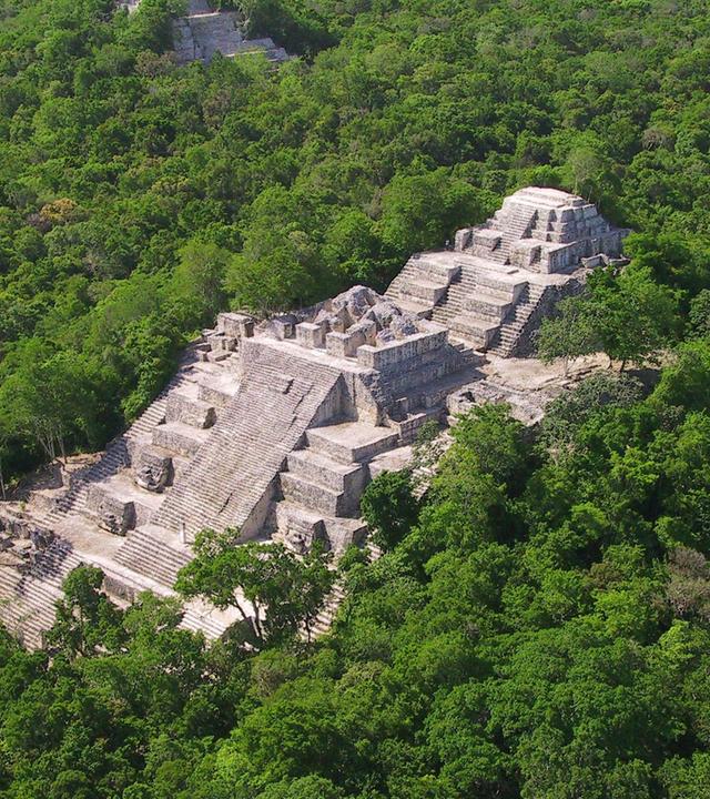 "Mythen-Jäger: Das Geheimnis der Maya": Ruinenstätte Calakmul in Mexiko.