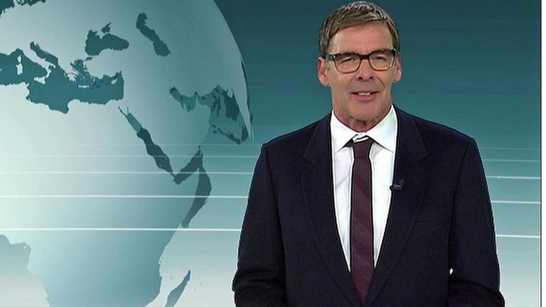 Sascha Hehn als Nachrichtensprecher im heute-journal