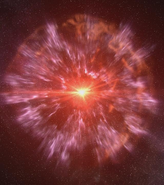 "Das Universum - Eine Reise durch Raum und Zeit: Sternenexplosion": Supernova im Kosmos.