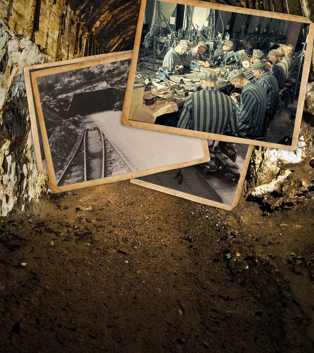 Ein Blick ins innere der Bunkeranlage Riese (Osowka)