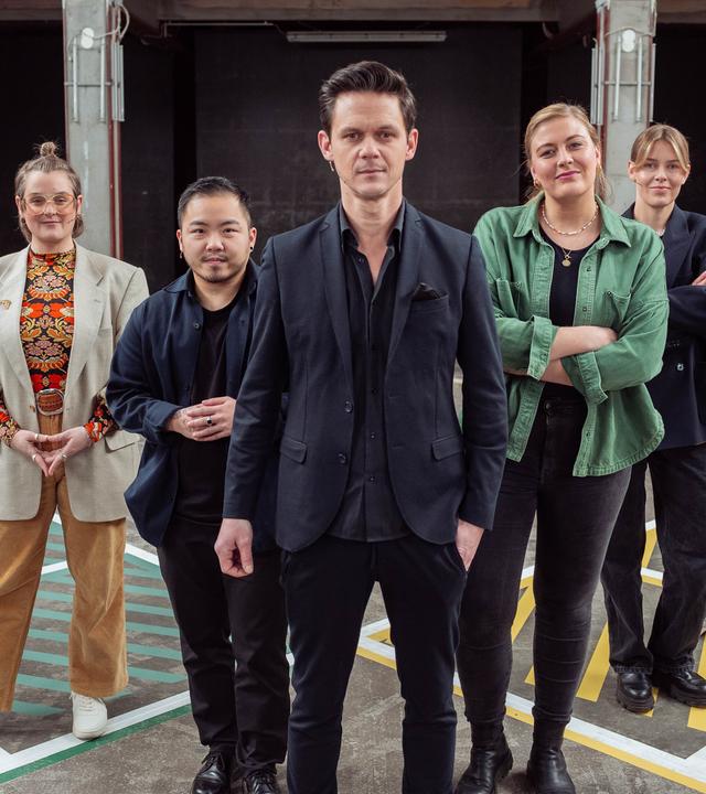 Host Jo Schück mit Gästen