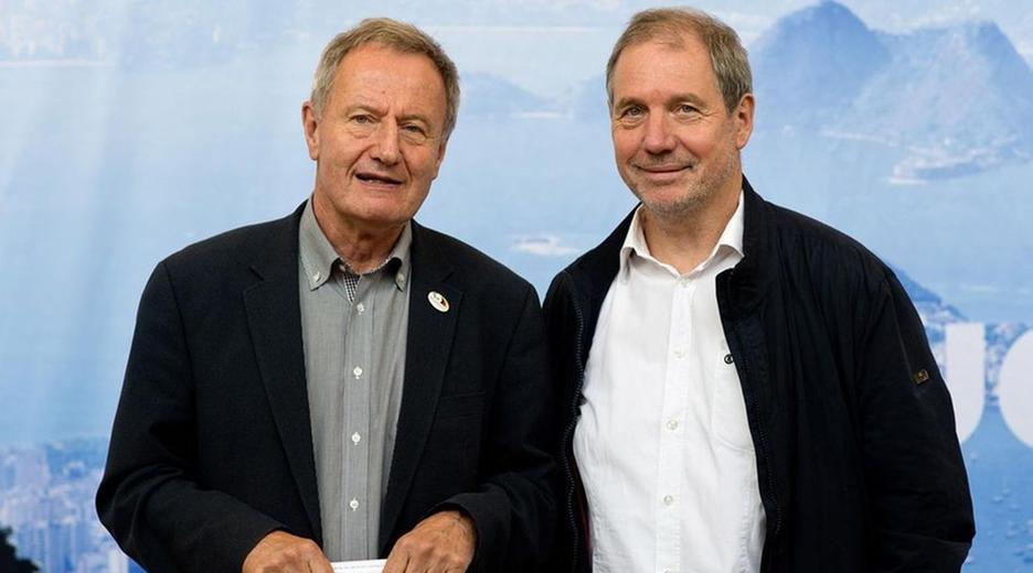 DBS-Präsident Friedhelm Julius Beucher (li.) und Karl Quade, Chef de Mission