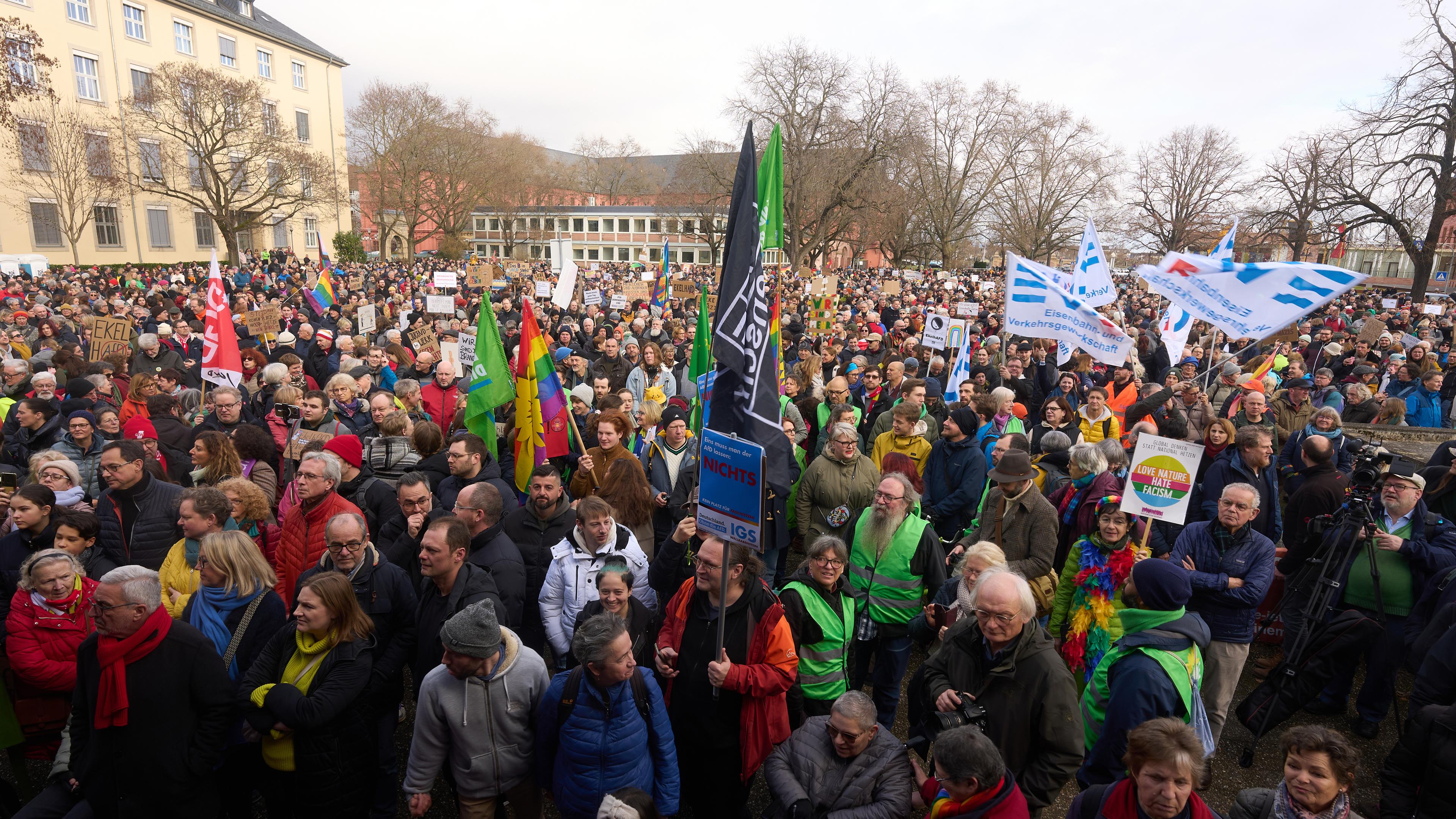 demo gegen Rechtsextremismus, Mainz