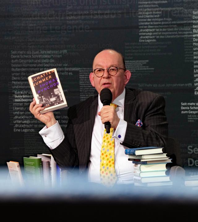  Denis Scheck mit "Best of druckfrisch" auf der Literaturbühne von ARD, ZDF und 3sat