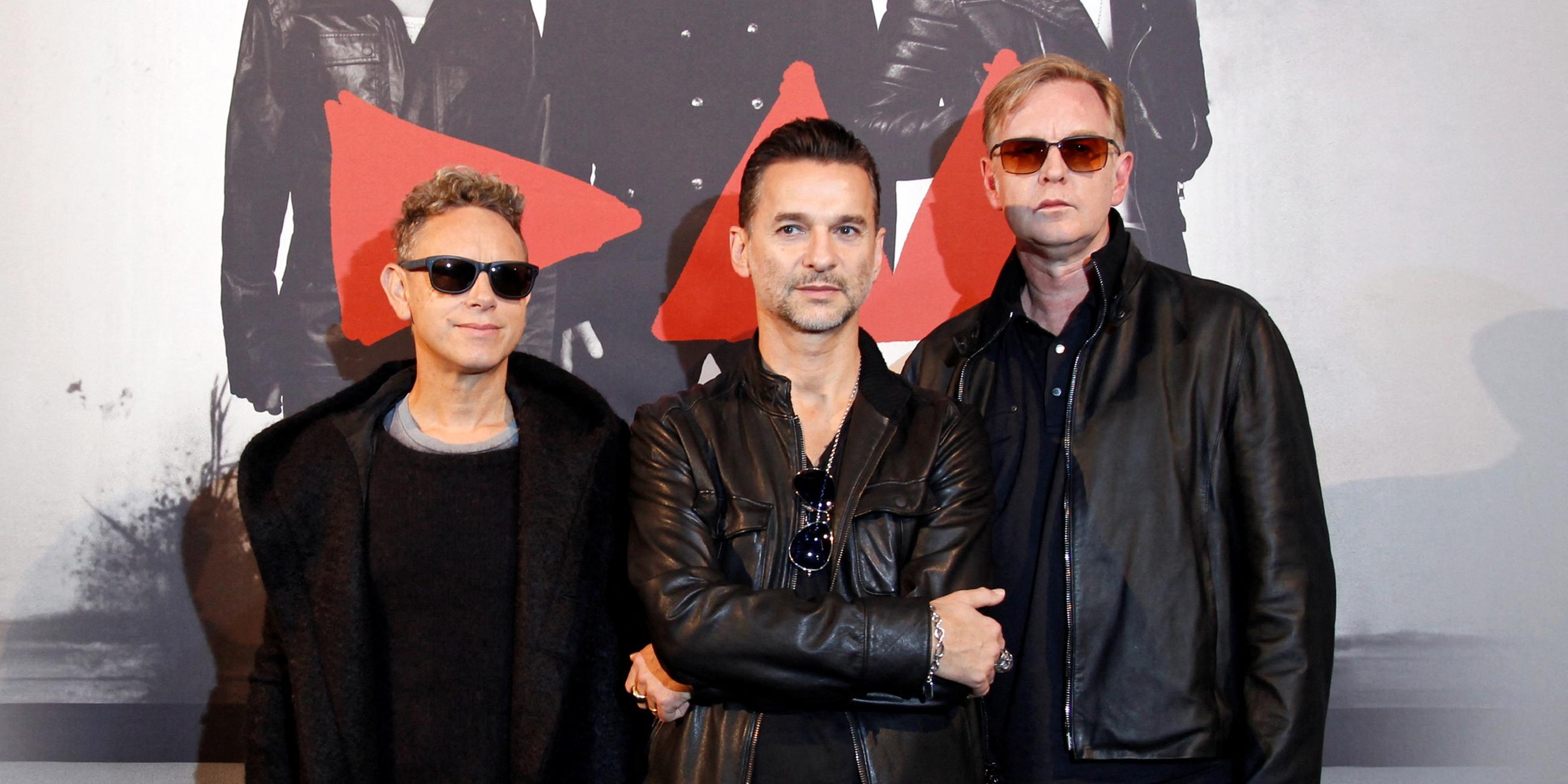 Martin Gore, Dave Gahan und Andrew Fletcher von der britischen Band Depeche Mode.