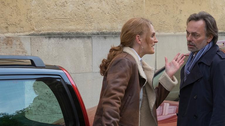 Sylvia Kramer (Katja Lechthaler) und Hannes Maier (Peter Benedict) in der Folge "Schuld und Sühne"